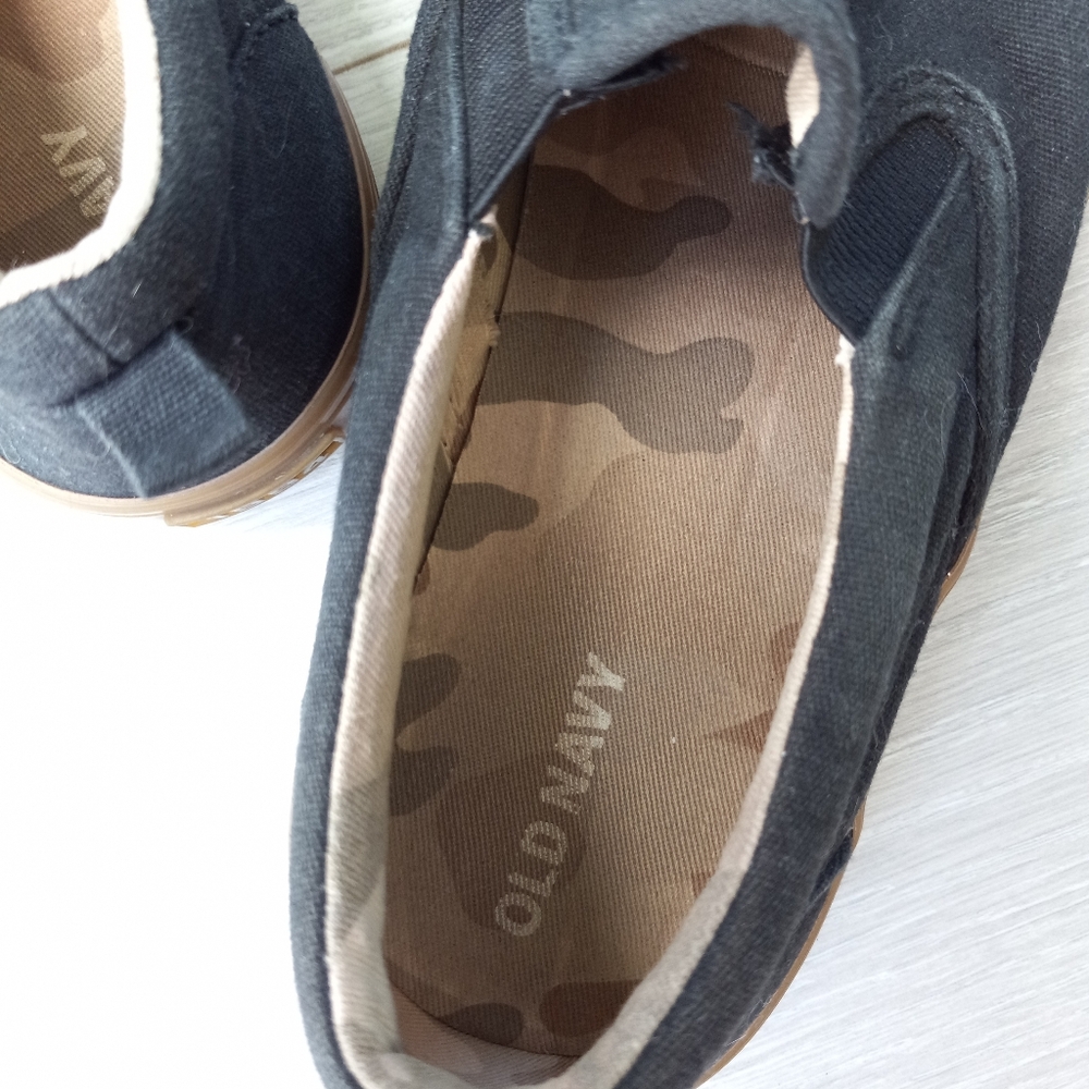 Old Navy 1994 Collection Canvas Slip-on Sneakers, Youth Sz 3 - Picture 5 of 10